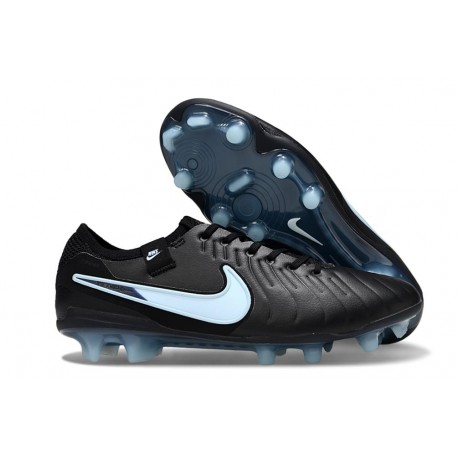 Nike Tiempo legend 10 Elite FG Ronaldo Svart Blå