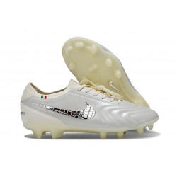 Nike Tiempo legend 10 Elite FG Ronaldo Vit Silver