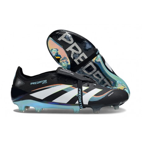 Adidas Predator Elite Tongue FG Svart Vit Blå
