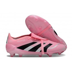 Adidas Predator Elite Tongue FG Rosa Svart
