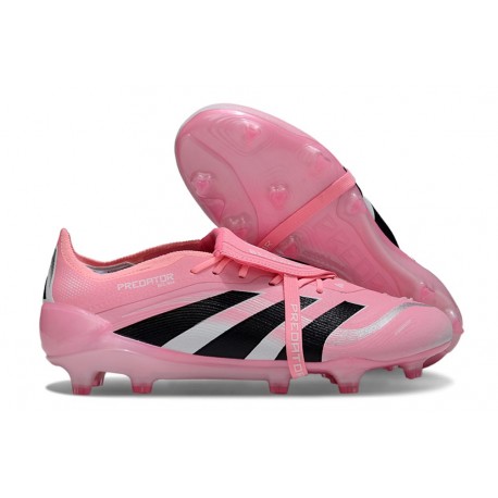 Adidas Predator Elite Tongue FG Rosa Svart