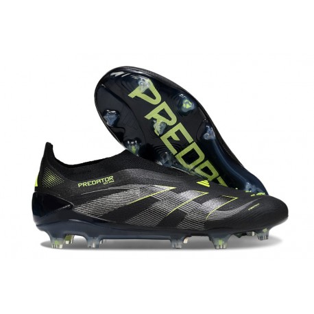 adidas Predator Elite Snörfria FG Svart Gul
