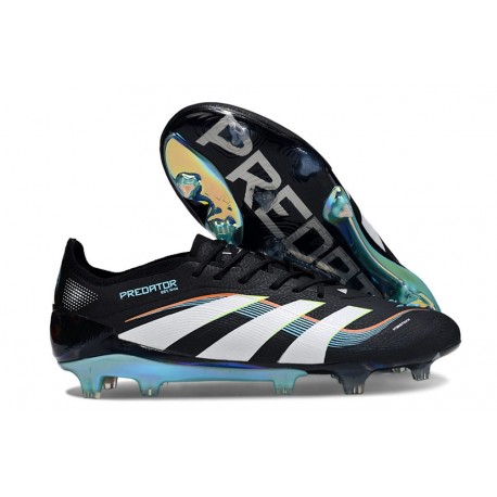 Fotbollsskor Adidas Predator 2025 Elite FG Svart Vit Blå