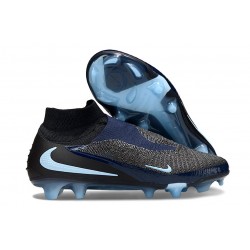 Fotbollsskor Nike Phantom 6 High Elite Fg Svart Blå