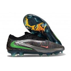 Fotbollsskor Nike Phantom 6 Low Elite FG X EAFC Svart Grön Röd