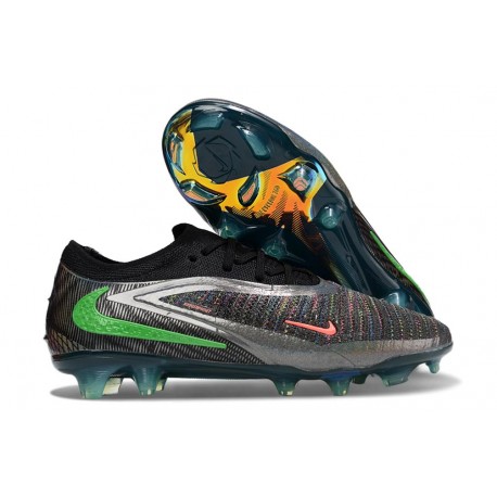 Fotbollsskor Nike Phantom 6 Low Elite FG X EAFC Svart Grön Röd