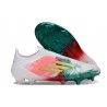 Fotbollsskor för Herrar adidas F50 Elite Laceless FG Vit Rosa Grön Guld