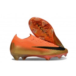 Fotbollsskor Nike Mercurial Vapor XVI Elite FG Gräs Orange Svart Guld