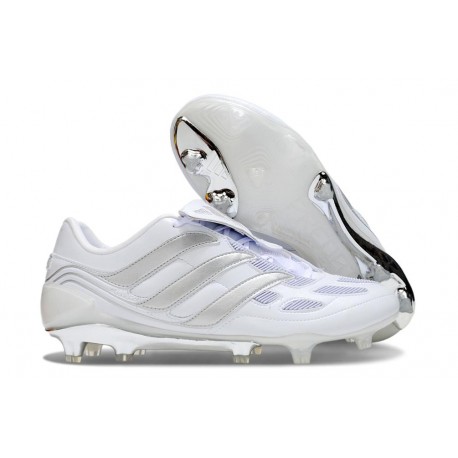 Adidas Predator Elite Tongue FG Vit Silver
