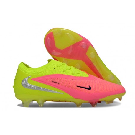 Fotbollsskor Nike Phantom 6 Low Elite FG Gul Rosa