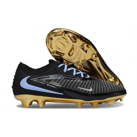 Fotbollsskor Nike Phantom 6 Low Elite FG Svart Guld