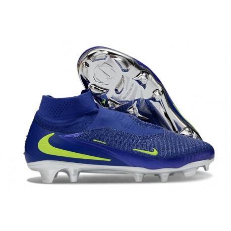 Fotbollsskor Nike Phantom 6 High Elite Fg Blå Gul