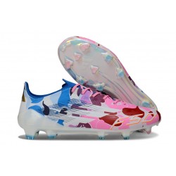 Fotbollsskor adidas F50 Elite FG Vit Röd Blå