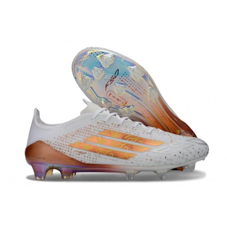 Fotbollsskor adidas F50 Elite FG Vit Guld