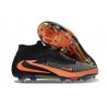Fotbollsskor Nike Phantom 6 High Elite Fg Svart Orange 
