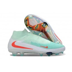 Fotbollsskor Nike Phantom 6 High Elite Fg Grön Vit Röd