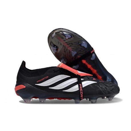 Fotbollsskor Adidas Predator 26 Elite FT FG Svart Vit Röd 