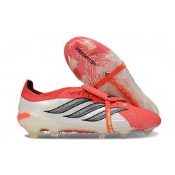 Fotbollsskor Adidas Predator 26 Elite FT FG Röd Vit Svart