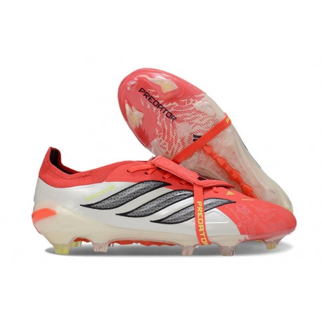 Fotbollsskor Adidas Predator 26 Elite FT FG Röd Vit Svart