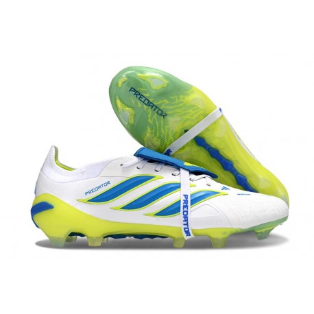 Fotbollsskor Adidas Predator 26 Elite FT FG Vit Blå Gul