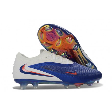 Fotbollsskor Nike Phantom 6 Low Elite FG Blå Vit
