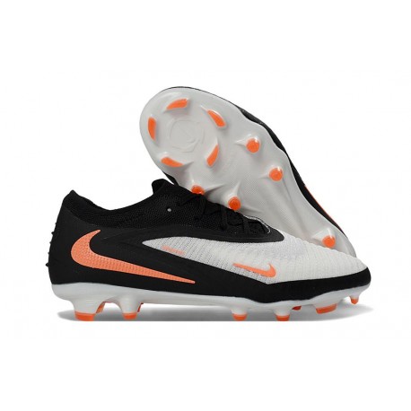 Fotbollsskor Nike Phantom 6 Low Elite FG Vit Svart Orange