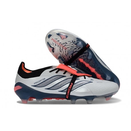 Fotbollsskor Adidas Predator 26 Elite FT FG Grå Silver Röd