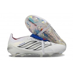 Fotbollsskor Adidas Predator 26 Elite FT FG Vit Silver Blå