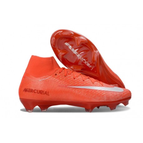 Fotbollsskor Nike Zoom Mercurial Superfly X Elite FG Röd Vit
