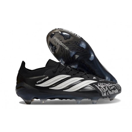 Adidas Predator 26 Elite L FG Svart Vit