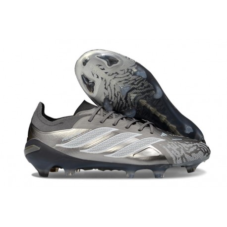 Adidas Predator 26 Elite L FG Grå Silver