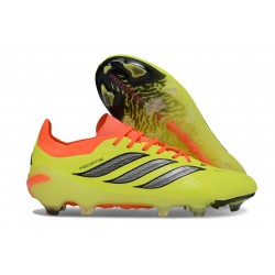 Adidas Predator 26 Elite L FG Gul Svart Röd