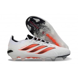 Adidas Predator 26 Elite L FG Vit Röd Svart