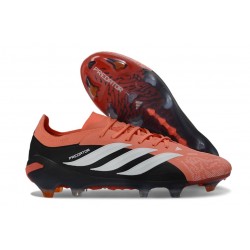 Fotbollsskor för Män Adidas Predator Elite L FG Orange Svart Vit