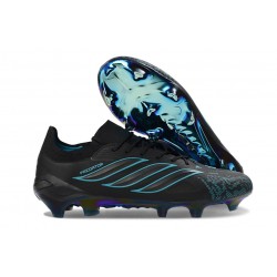 Fotbollsskor för Män Adidas Predator Elite L FG Svart Blå