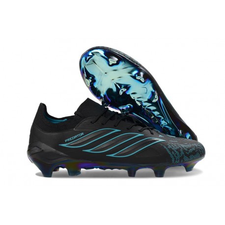 Fotbollsskor för Män Adidas Predator Elite L FG Svart Blå
