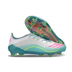 Adidas F50 Elite FG Fotbollsskor Messi Vit Rosa Grön