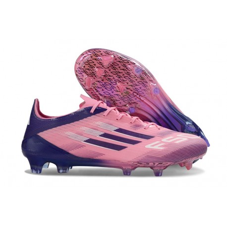 Adidas F50 Elite FG Fotbollsskor Rosa Svart