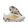 Adidas F50+ Laceless Elite FG Fotbollsskor Vit Guld