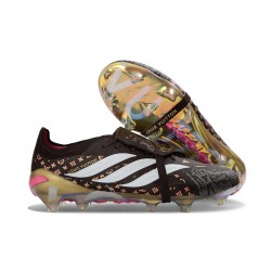 Fotbollsskor Adidas Predator 26 Elite FT FG Svart Vit Guld