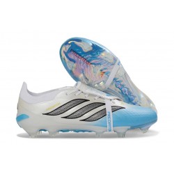 Fotbollsskor Adidas Predator 26 Elite FT FG Vit Blå Svart