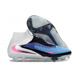Fotbollsskor Nike Phantom 6 High Elite Fg Blå Rosa Vit