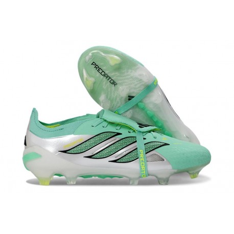 Fotbollsskor Adidas Predator 26 Elite FT FG Grön Silver Svart