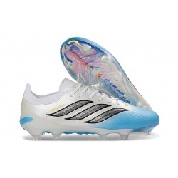 Fotbollsskor för Män Adidas Predator Elite L FG Vit Svart Blå