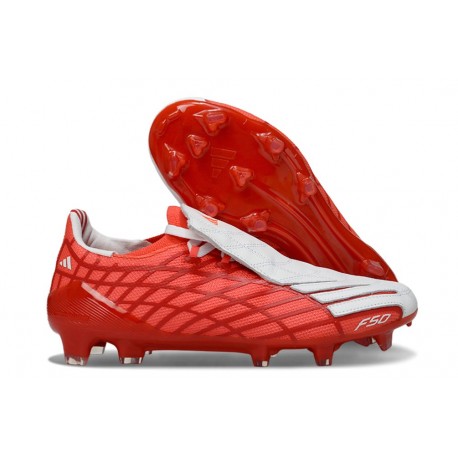 Adidas F50 Elite FG Spider Röd Vit