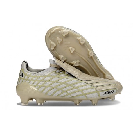Adidas F50 Elite FG Spider Guld Grå