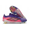 Fotbollsskor för Män Adidas Predator Elite L FG Lila Rosa Svart
