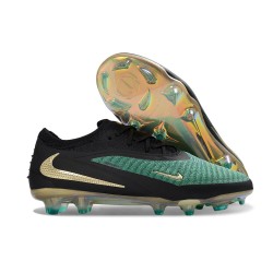 Fotbollsskor Nike Phantom 6 Low Elite FG Grön Svart Silver