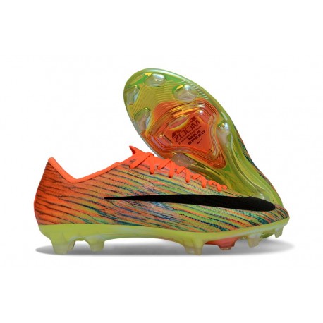 Fotbollsskor Nike Zoom Mercurial Vapor 17 Elite FG Orange Grön Svart