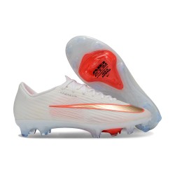 Fotbollsskor Nike Zoom Mercurial Vapor 17 Elite FG Vit Röd Guld